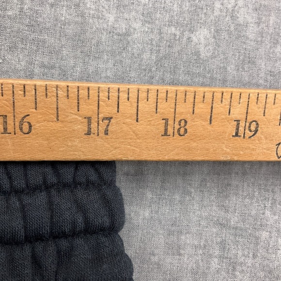 Adidas Sweatpants Womens Small Black Jogger Big Logo Stripes Athletic Jogger - Picture 7 of 13